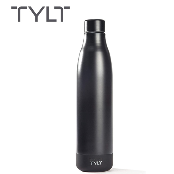 TYLT Power Water Bottle with Portable Power Bank Base in Black - Picture 1 of 6